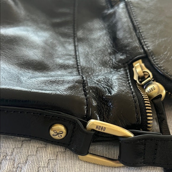 HOBO Dark Brown Leather Bag with Tan Interior - Picture 8 of 8